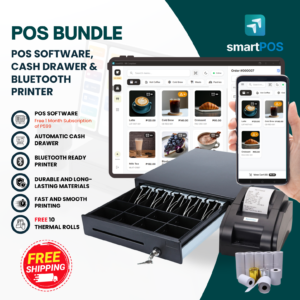 POS Bundle Cash Drawer and Printer with FREE smartPOS (1 month)